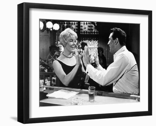 Pillow Talk, Doris Day, Rock Hudson, 1959-null-Framed Photo