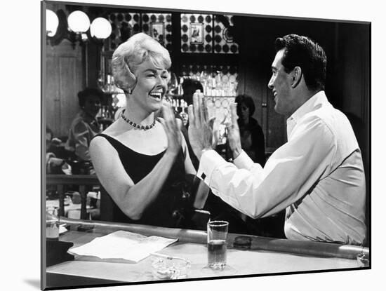 Pillow Talk, Doris Day, Rock Hudson, 1959-null-Mounted Photo