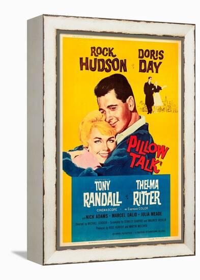 Pillow Talk, Doris Day, Rock Hudson, 1959-null-Framed Stretched Canvas