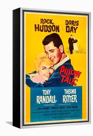 Pillow Talk, Doris Day, Rock Hudson, 1959-null-Framed Stretched Canvas