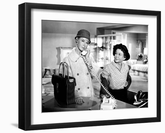 Pillow Talk, Doris Day, Thelma Ritter, 1959-null-Framed Photo