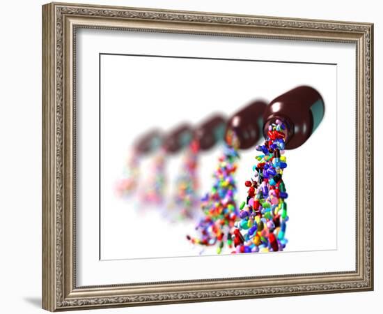 Pills-David Mack-Framed Photographic Print