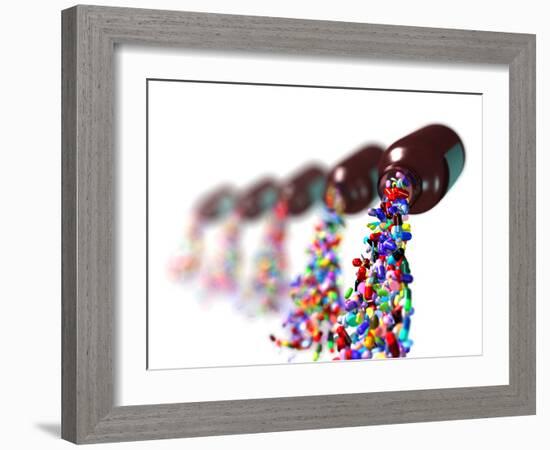 Pills-David Mack-Framed Photographic Print