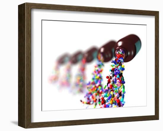 Pills-David Mack-Framed Photographic Print