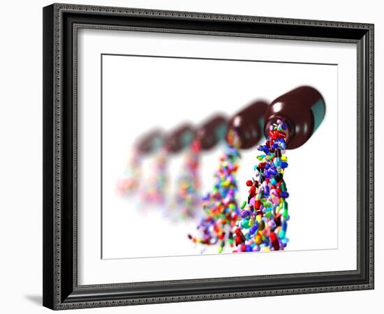 Pills-David Mack-Framed Photographic Print