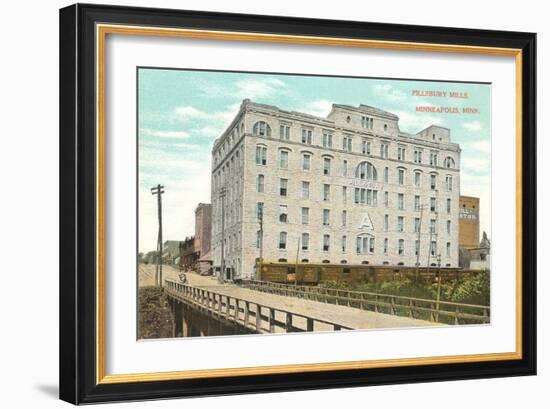 Pillsbury Mills, Minneapolis-null-Framed Art Print