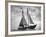 Pilot Boat Sailing at Entrance to Boston Harbor-Carl Mydans-Framed Premium Photographic Print