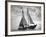 Pilot Boat Sailing at Entrance to Boston Harbor-Carl Mydans-Framed Premium Photographic Print