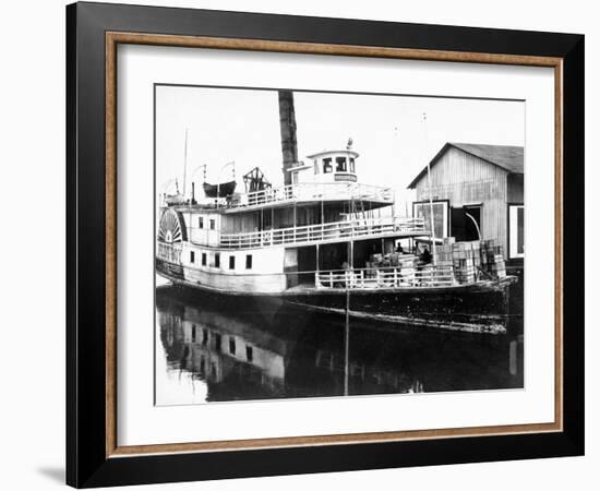 Pilot Boy Steamer-Lantern Press-Framed Art Print