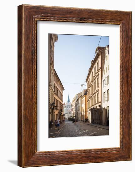 Pils Iela Street, Riga, Latvia, Baltic States, Europe-Ben Pipe-Framed Photographic Print