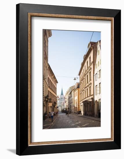 Pils Iela Street, Riga, Latvia, Baltic States, Europe-Ben Pipe-Framed Photographic Print