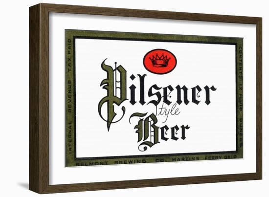 Pilsener Style Beer-null-Framed Art Print