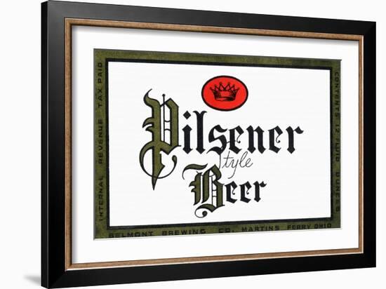 Pilsener Style Beer-null-Framed Art Print