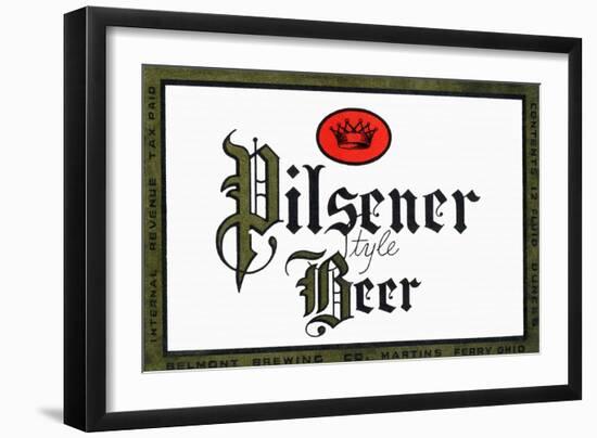 Pilsener Style Beer-null-Framed Art Print