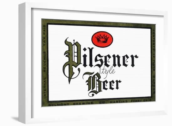 Pilsener Style Beer-null-Framed Art Print