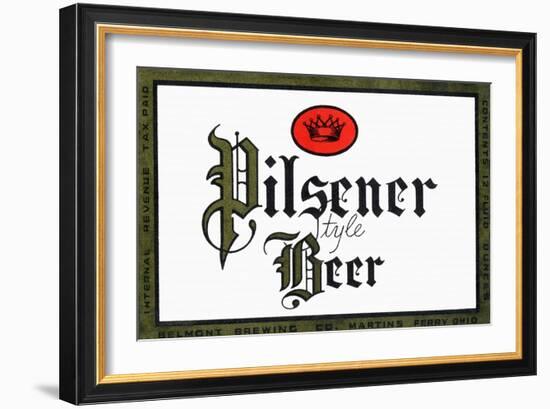 Pilsener Style Beer-null-Framed Art Print