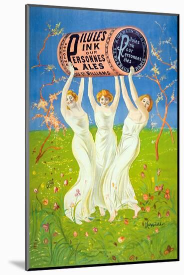 Pilules Pink pour personnes pâles, 1910-Leonetto Cappiello-Mounted Art Print
