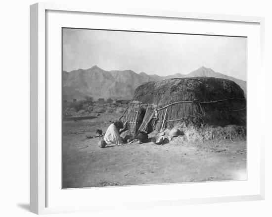 Pima Ki-Edward S^ Curtis-Framed Photographic Print