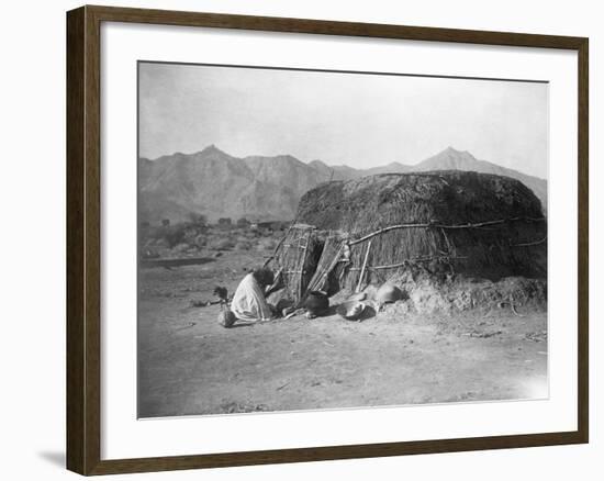 Pima Ki-Edward S^ Curtis-Framed Photographic Print