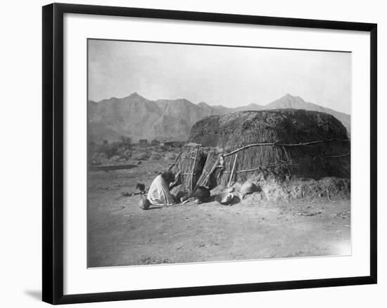 Pima Ki-Edward S^ Curtis-Framed Photographic Print