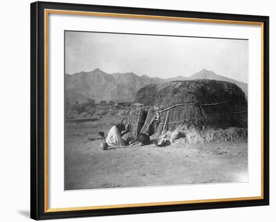 Pima Ki-Edward S^ Curtis-Framed Photographic Print