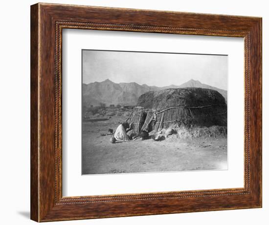 Pima Ki-Edward S^ Curtis-Framed Photographic Print