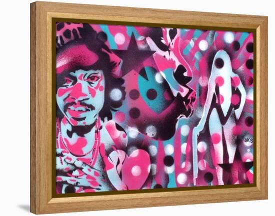 Pimp Daddy’s Lounge-Abstract Graffiti-Framed Premier Image Canvas