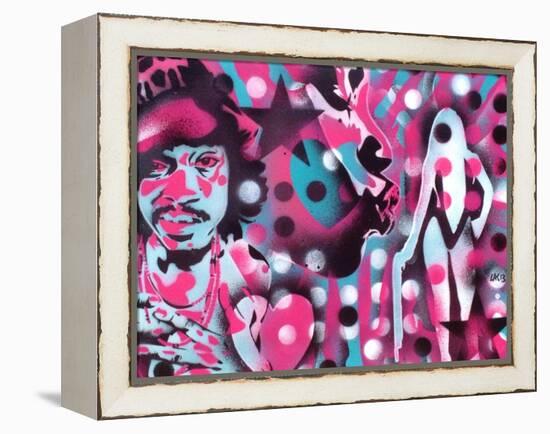 Pimp Daddy’s Lounge-Abstract Graffiti-Framed Premier Image Canvas