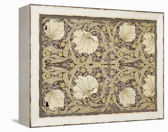 Pimpernell, Design For Wallpaper, Morris, William-William Morris-Framed Premier Image Canvas