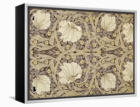 Pimpernell, Design For Wallpaper, Morris, William-William Morris-Framed Premier Image Canvas