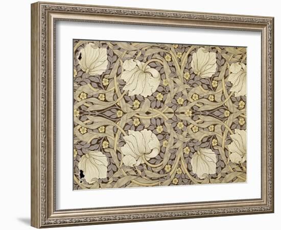 Pimpernell, Design For Wallpaper, Morris, William-William Morris-Framed Giclee Print