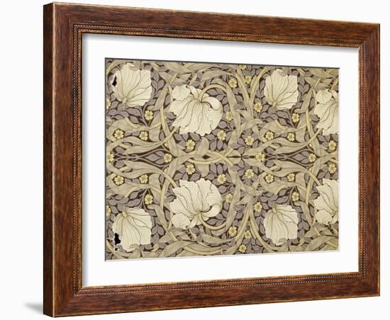 Pimpernell, Design For Wallpaper, Morris, William-William Morris-Framed Giclee Print