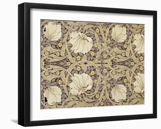 Pimpernell, Design For Wallpaper, Morris, William-William Morris-Framed Giclee Print