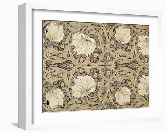 Pimpernell, Design For Wallpaper, Morris, William-William Morris-Framed Giclee Print