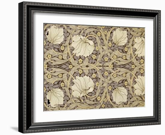 Pimpernell, Design For Wallpaper, Morris, William-William Morris-Framed Giclee Print