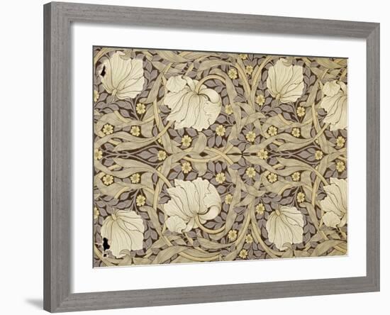 Pimpernell, Design For Wallpaper, Morris, William-William Morris-Framed Giclee Print