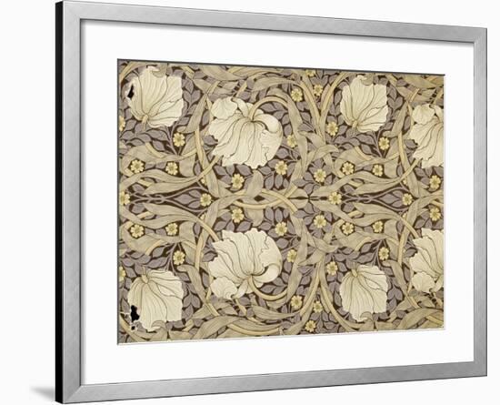 Pimpernell, Design For Wallpaper, Morris, William-William Morris-Framed Giclee Print