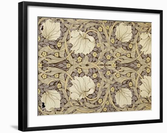 Pimpernell, Design For Wallpaper, Morris, William-William Morris-Framed Giclee Print