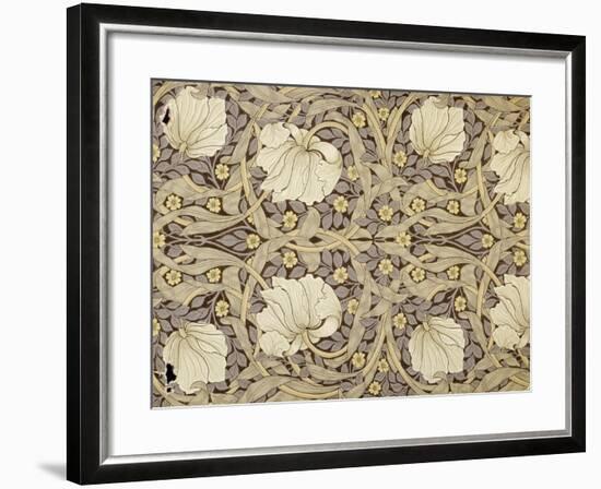 Pimpernell, Design For Wallpaper, Morris, William-William Morris-Framed Giclee Print