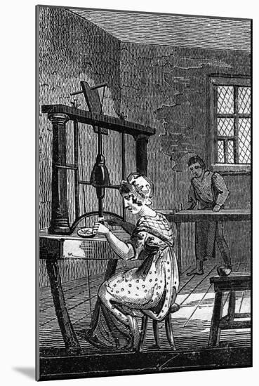 Pin Maker 1827-null-Mounted Art Print