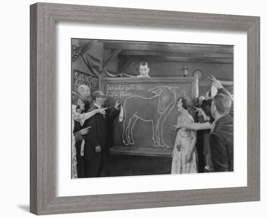 Pin the Tail on the Donkey-null-Framed Photo