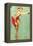 Pin-Up Fishing with Skirt Caught in Hook, 1940-null-Framed Premier Image Canvas