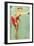 Pin-Up Fishing with Skirt Caught in Hook, 1940-null-Framed Giclee Print