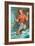 Pin-Up Fly Fishing-William Medcalf-Framed Art Print