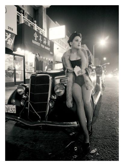 Pin Up Girl Chinatown Giclee Print By David Perry