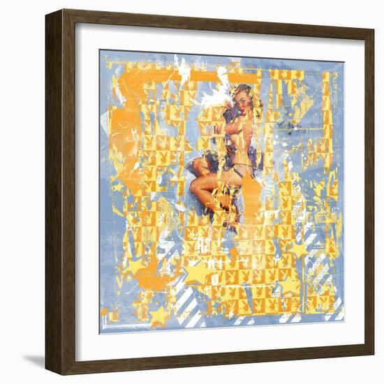 Pin up Ii, 2015 (Collage on Canvas)-Teis Albers-Framed Giclee Print