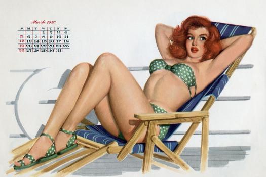 Pin Up Calendar - Adult Calendar - Bikini Calendar - Calendars