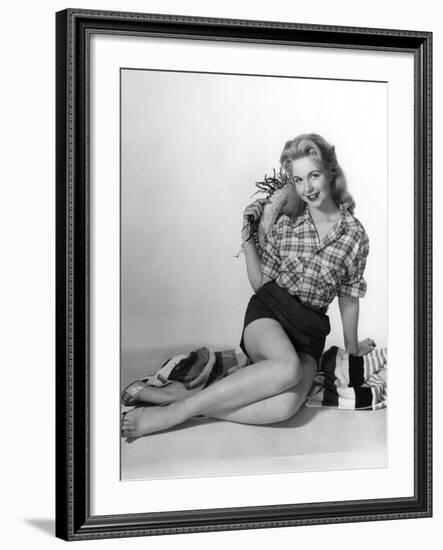 Pin-Up in Shorts 1950S-Charles Woof-Framed Photographic Print