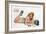 Pin Up Listening Radio, from Esquire Girl Calendar 1950 (June)-null-Framed Premium Giclee Print