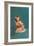 Pin-Up with Gardenia in Hair-null-Framed Art Print